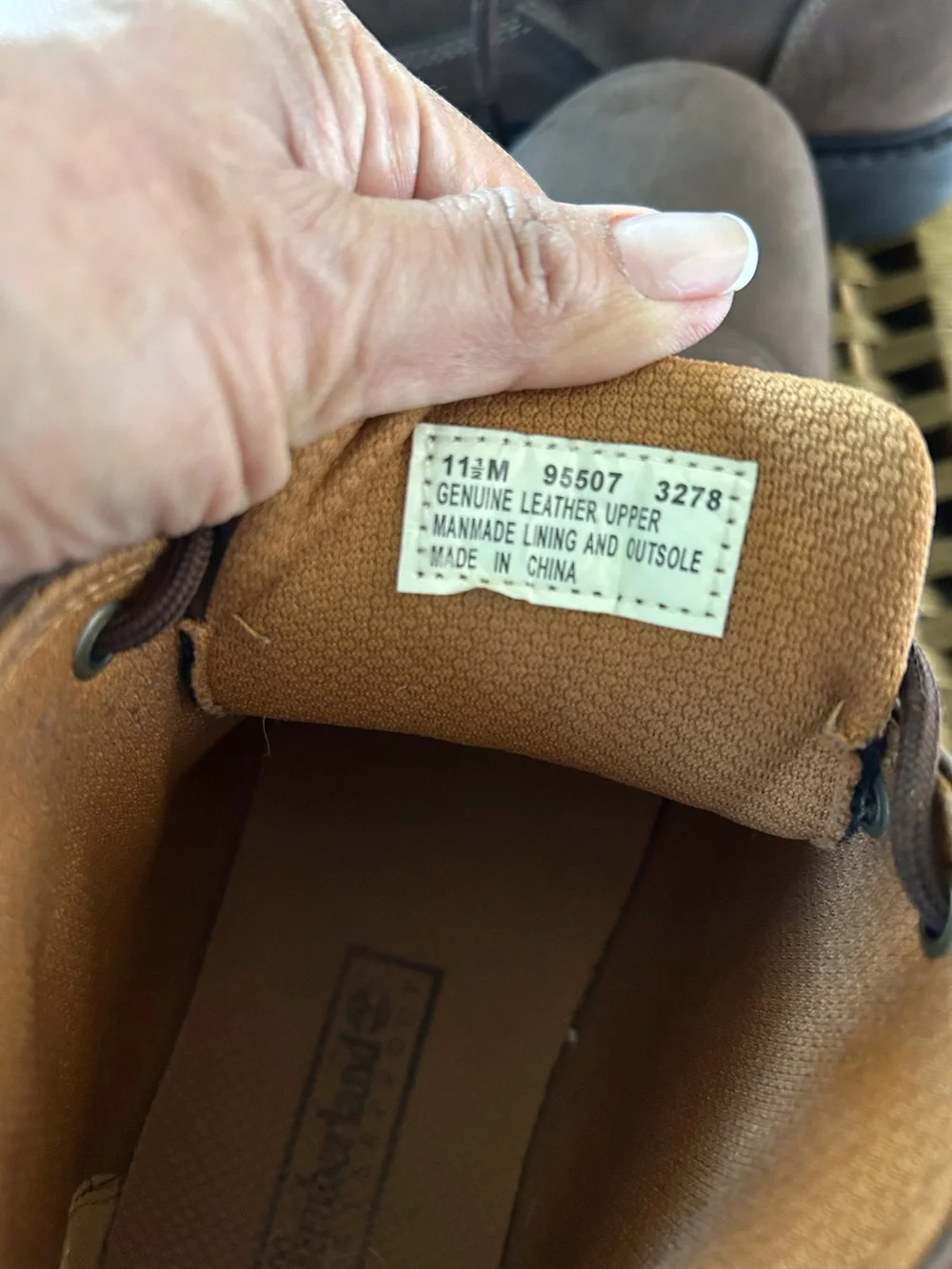 Timberland Men's Dark Brown Nubuck Leather Chukka Boots Lace Up Men’s 11.5 Water